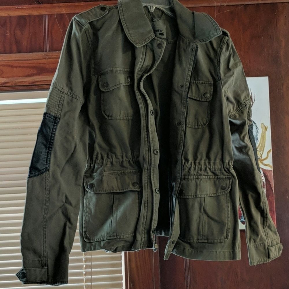 Levi's Army Green Canvas Jacket